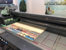 Ahşap Magnet üzerine İstanbul Silueti Uv Baskı